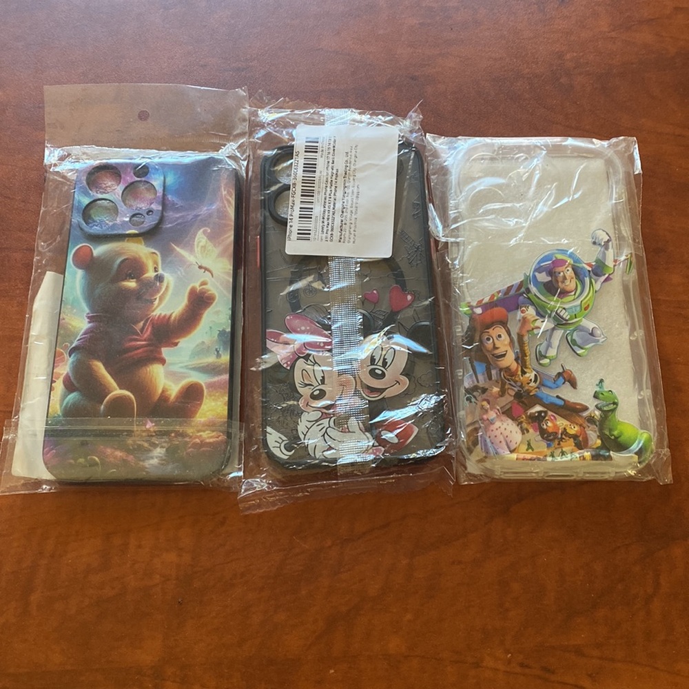 3 Disney Themed iPhone 14 Pro Max Cases
